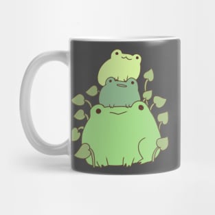 Frogs stack illustration Mug